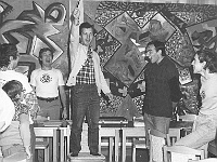 Rej 1988 Lisak 06  Rej 29. 10.1988 Veselí nad Moravou - klub Komár. Jiří Grygar, Jiří Neuman, Ivoš Míček, Martin Křižovič