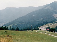 Ebi 1995 Paedr 020  10.8.1995 stoupání na Makovské sedlo od Makova a křižovatka s kysuckou cestou