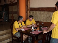 Ebicykl 2008 Sejut  108  Druhý příjezd Ebicyklistů do Spišské Nové Vsi, společná večeře v restauraci Gril bar