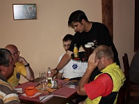 Ebicykl 2008 Sejut  124  Druhý příjezd Ebicyklistů do Spišské Nové Vsi, společná večeře v restauraci Gril bar