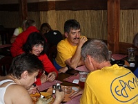 Ebicykl 2008 Sejut  130  Druhý příjezd Ebicyklistů do Spišské Nové Vsi, společná večeře v restauraci Gril bar