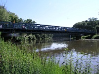 Ebi 2009 Riha 263  Most přes řeku Moravu, po kterém jsem pokračoval dál do Rakouska.
