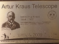 EBI 2018 Mirek 005  Pardubická hvězdárna nese jméno barona Artura Krause - sobota, 28. července