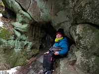 Ski 2019 July 31  Maťko v jaskyni