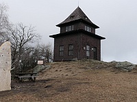 SKI 2024 Mirek 039  Vrcholek teď už bývalé sopky Sitno. - sobota, 24. února 2024