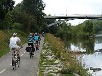 EBI 2025 Mirek 011  Podjíždíme Branický most. - neděle, 3. srpna