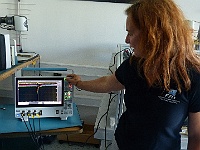 EBI 2025 Mirek 079  … takovýto záznam průletu částice. - pondělí, 4. srpna