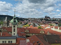 EBI 2025 Mirek 213  Staroměstská mostecká věž, Petřínská rozhledna, strahovský klášter a Pražský hrad. - středa, 6. srpna