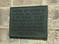 EBI 2025 Mirek 332  U vrat původního kostela sv. Kosmy a Damiána byl 28. září 929 (nebo 935) zavražděn kníže Václav. - pátek, 8. srpna