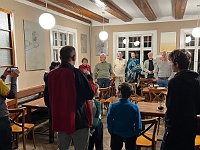 SKI 2025 Mirek 001  SKI zahajujeme pokřikem. - středa, 12. února