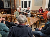 SKI 2025 Mirek 003  Košt vín Mistra Blatnického probíhá už první večer. - středa, 12. února