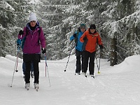SKI 2025 Mirek 013  Teď je to správné, obě stopy jsou rovnoměrně zatížené. - čtvrtek, 13. února