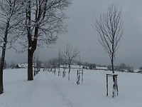 SKI 2025 Mirek 055  Zafoukaná cesta do Příchovic. - sobota, 15. února