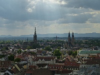 EbiCERN 2025 Mirek 216  Západně od katedrály se nachází Pamětní kostel a St. Josephs kirche. - sobota, 17. května