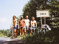 PROFIL 048  Ubĺa - nejvýchodnější místo, které Ebicykl navštívil. V roce 1988 zde hraniční přechod do SSSR nebyl. Foto Zdeněk Štorek.