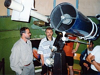 PROFIL 161  Při druhé etapě jsme se zastavili na hvězdárně Humenné. Byli jsme tu naposledy v roce 1988. V kopuli je Cassegrain 250/3500 mm. Foto Alexander Pravda.