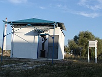 PROFIL 199  Hvězdárna Levice byla cílem druhé etapy. Pozorovatelna s odsuvnou střechou byla otevřena v roce 2002. Foto Alexander Pravda.
