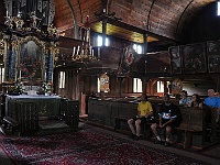 PROFIL 390  Během 6. etapy jsme také navštívili dřevěný artikulární kostel v Hronseku. Foto Radka ŽÁKOVÁ